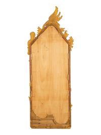 A French Rococo-Style Carved Giltwood Mirror