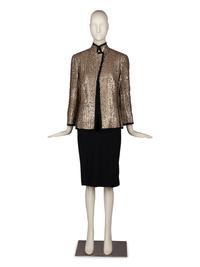 Akris Jacket and Gucci Dress
