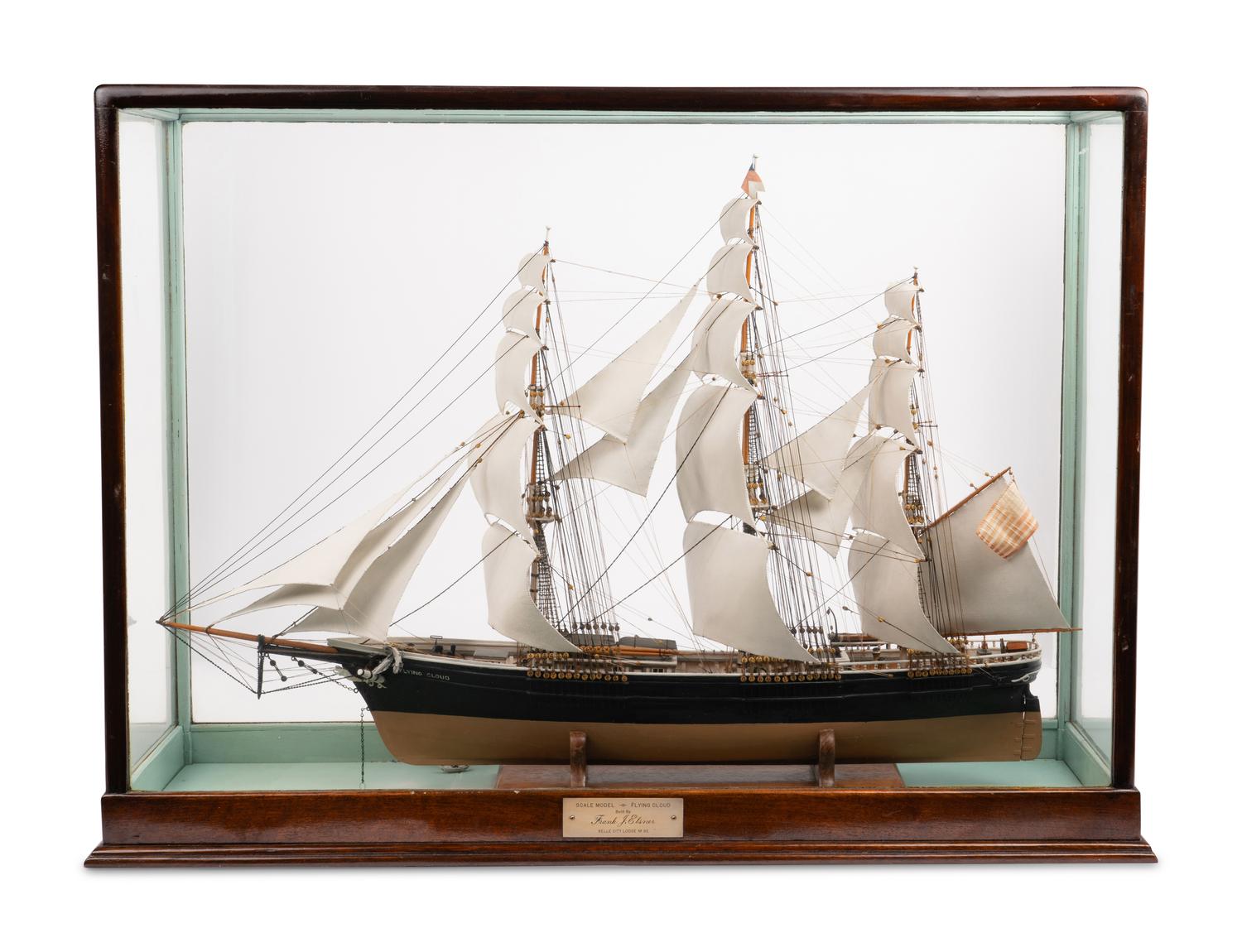An American Scale Model of a Clipper Ship
