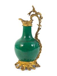 A Louis XV Style Gilt-Bronze-Mounted Chinese Porcelain Ewer — 19TH CENTURY