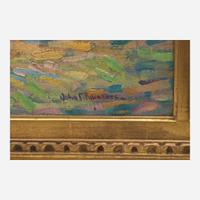 John Fulton Folinsbee (American, 1892–1972) Golden Afternoon (A Triptych)