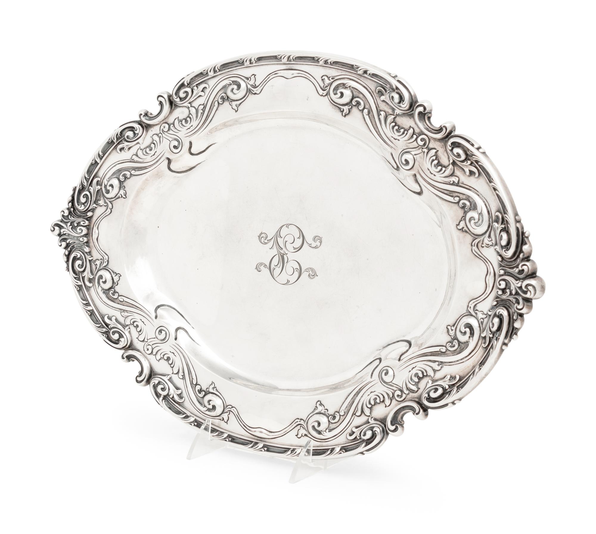 An American Silver Serving Tray