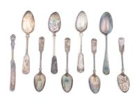 A Group of Silver Spoons