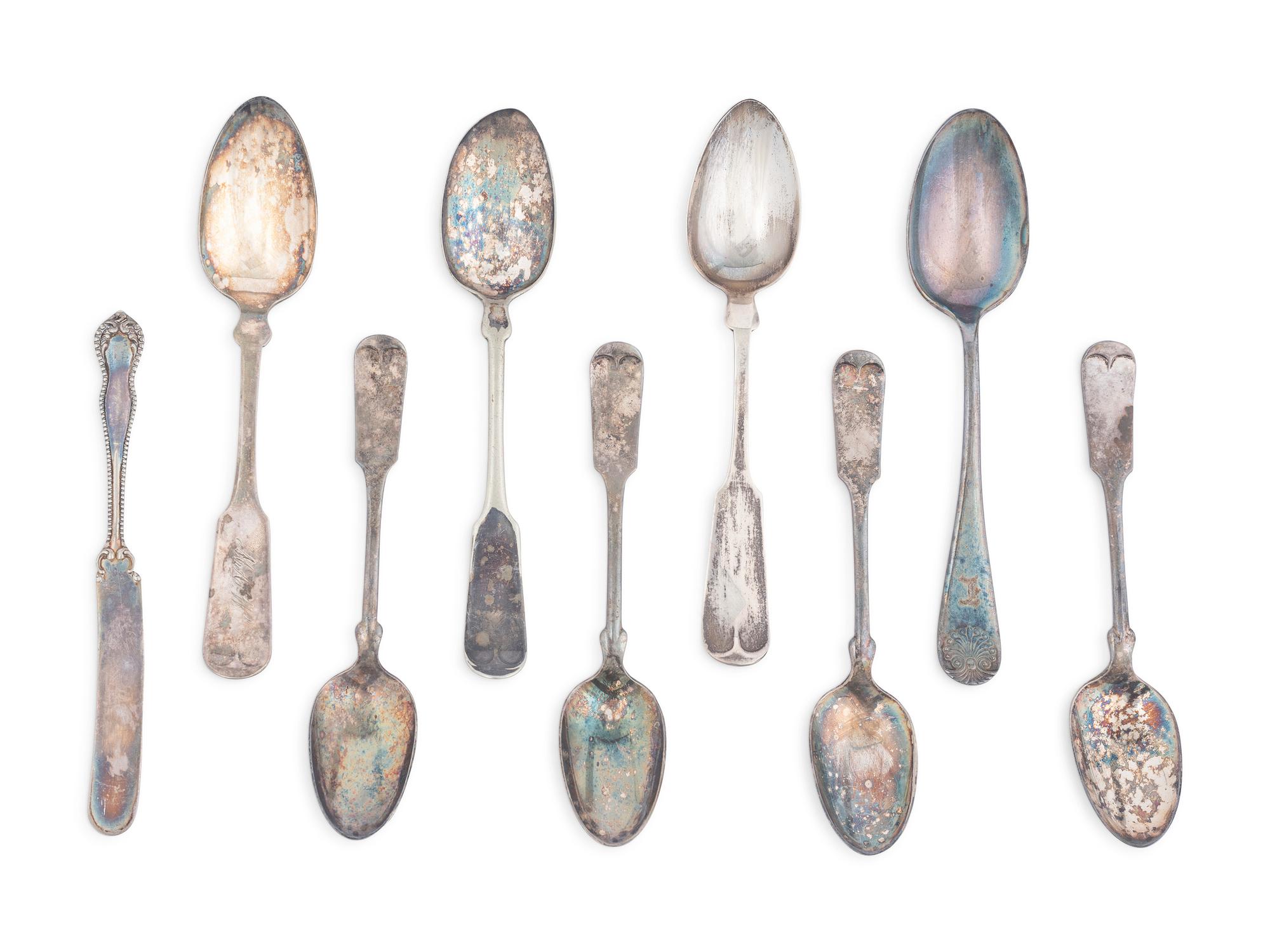 A Group of Silver Spoons