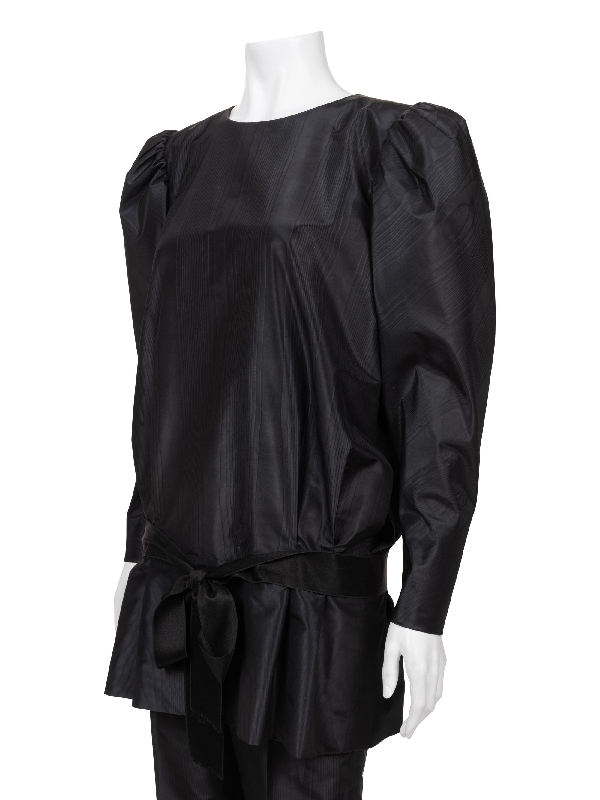 Givenchy Haute Couture Silk Moiré Shorts Set, 1980-90s