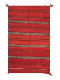 Navajo Diagonal Twill Weave Saddle Blanket / Rug