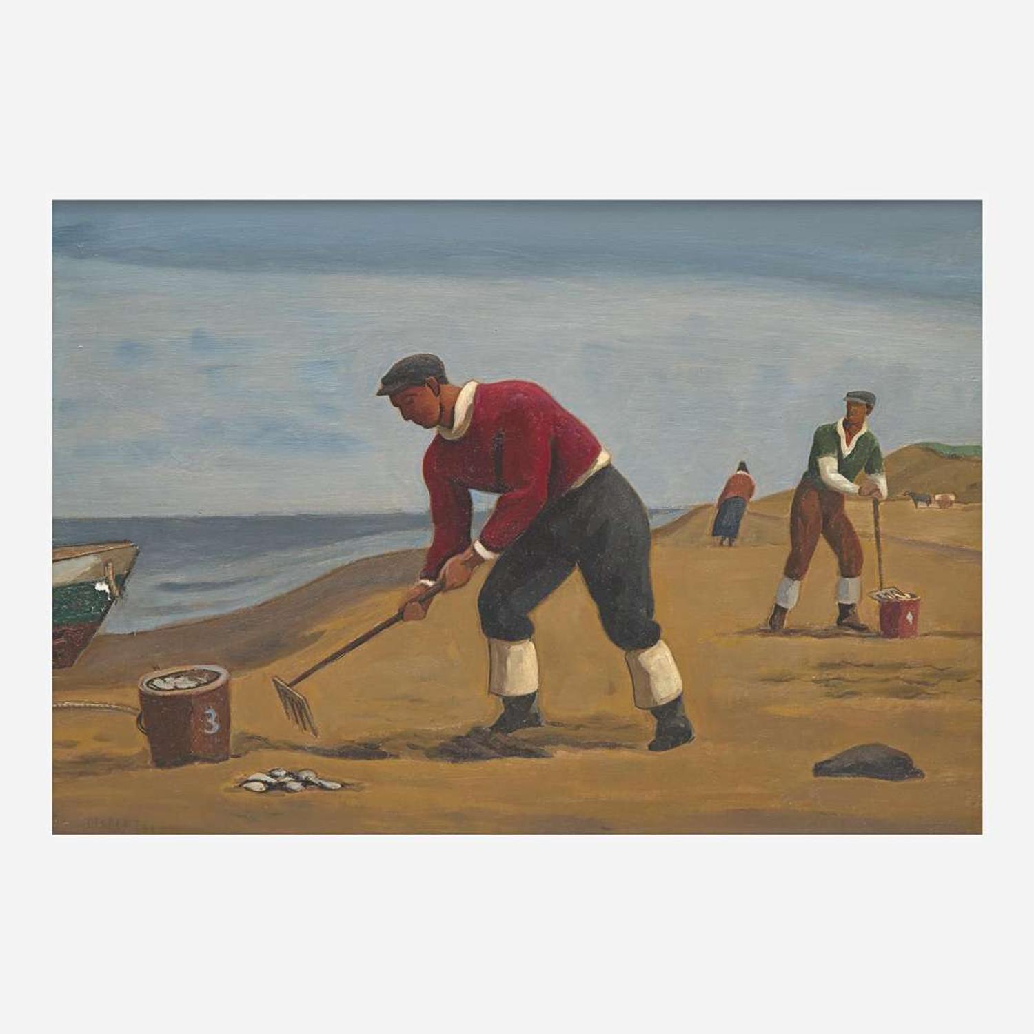 Ross E. Moffett (American, 1888–1971) The Clam Diggers