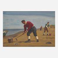 Ross E. Moffett (American, 1888–1971) The Clam Diggers
