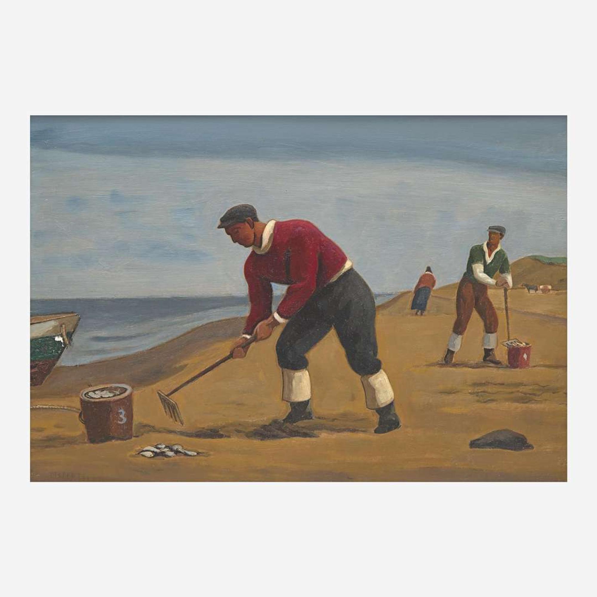 Ross E. Moffett (American, 1888–1971) The Clam Diggers