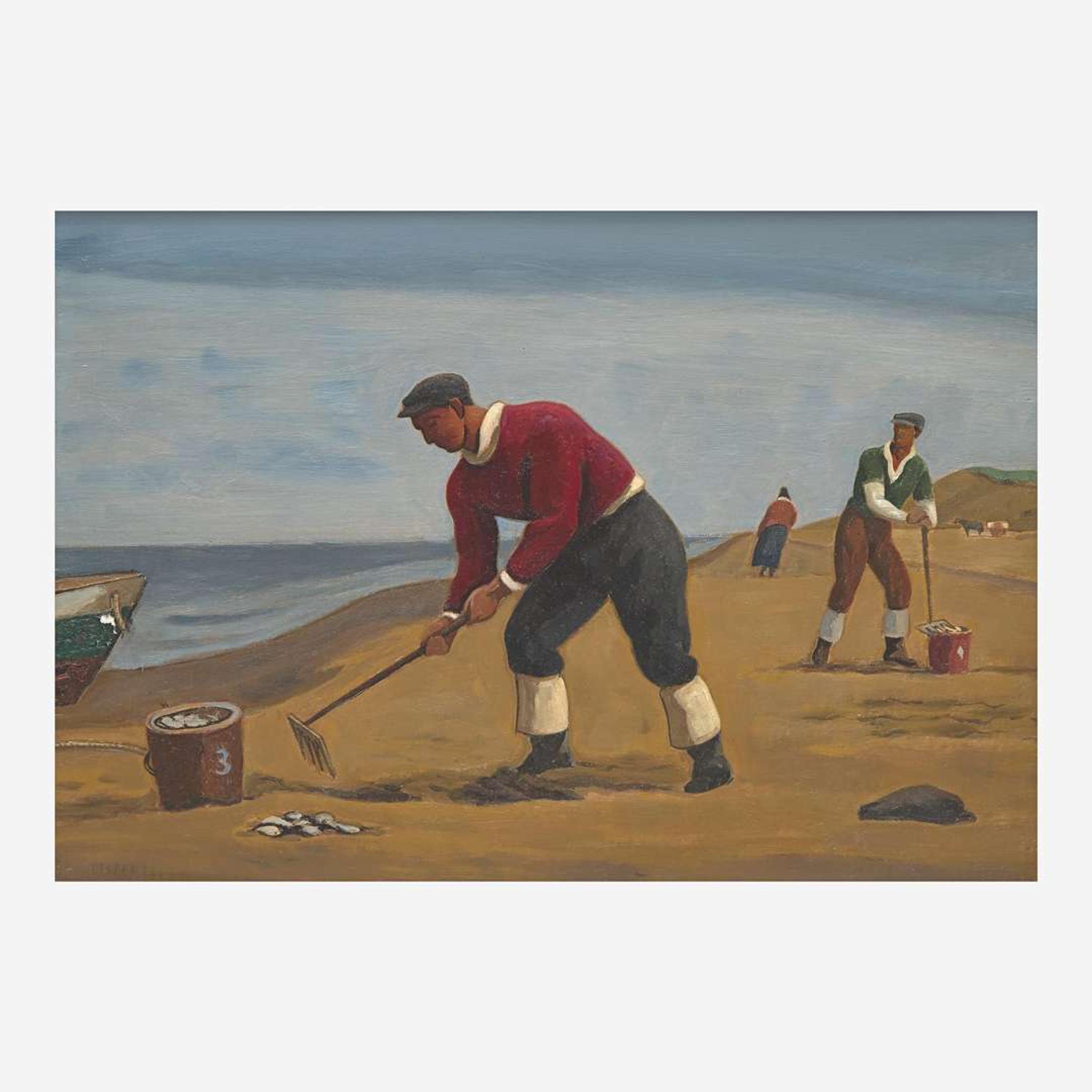 Ross E. Moffett (American, 1888–1971) The Clam Diggers