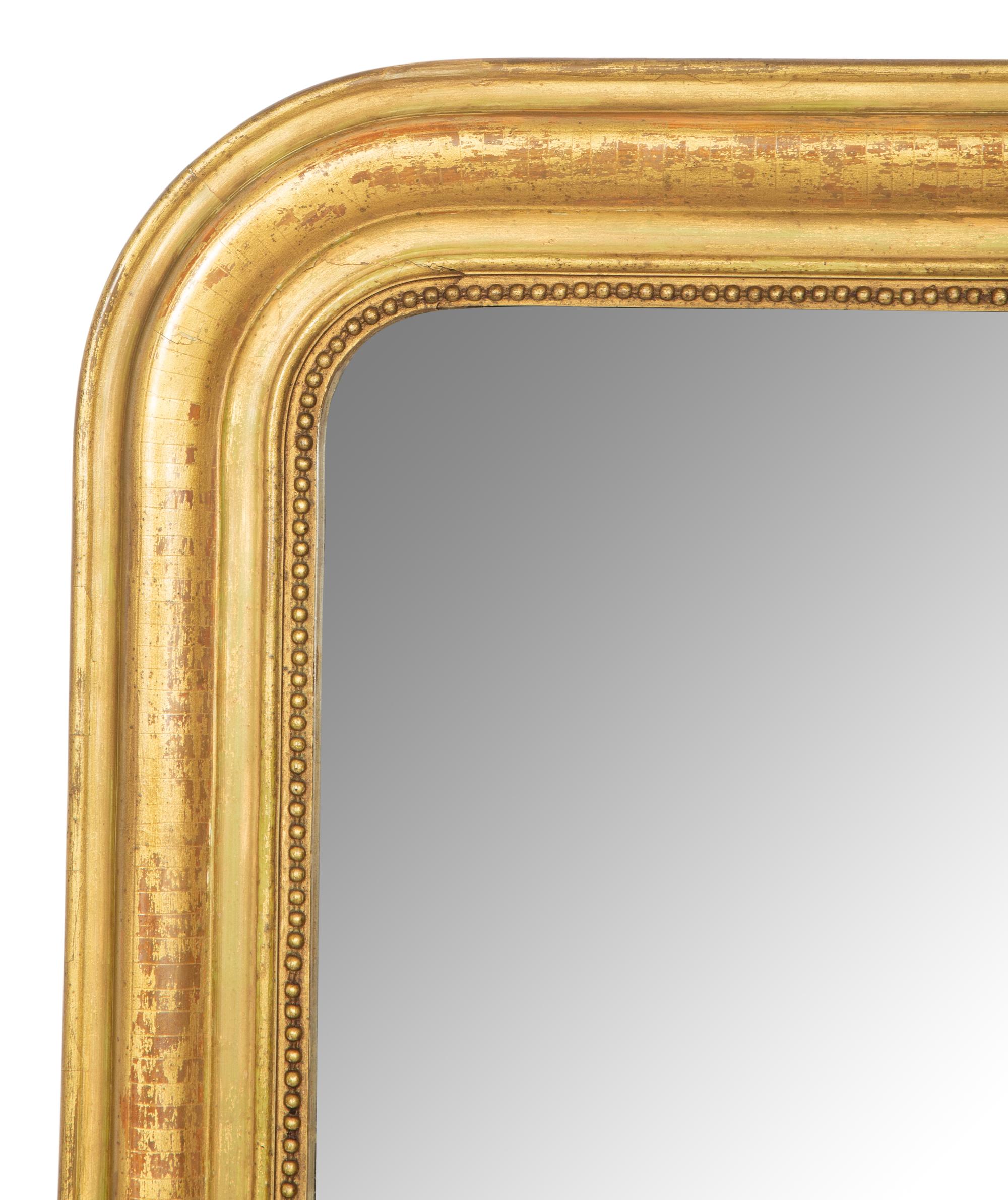 A Louis Philippe Giltwood Mirror