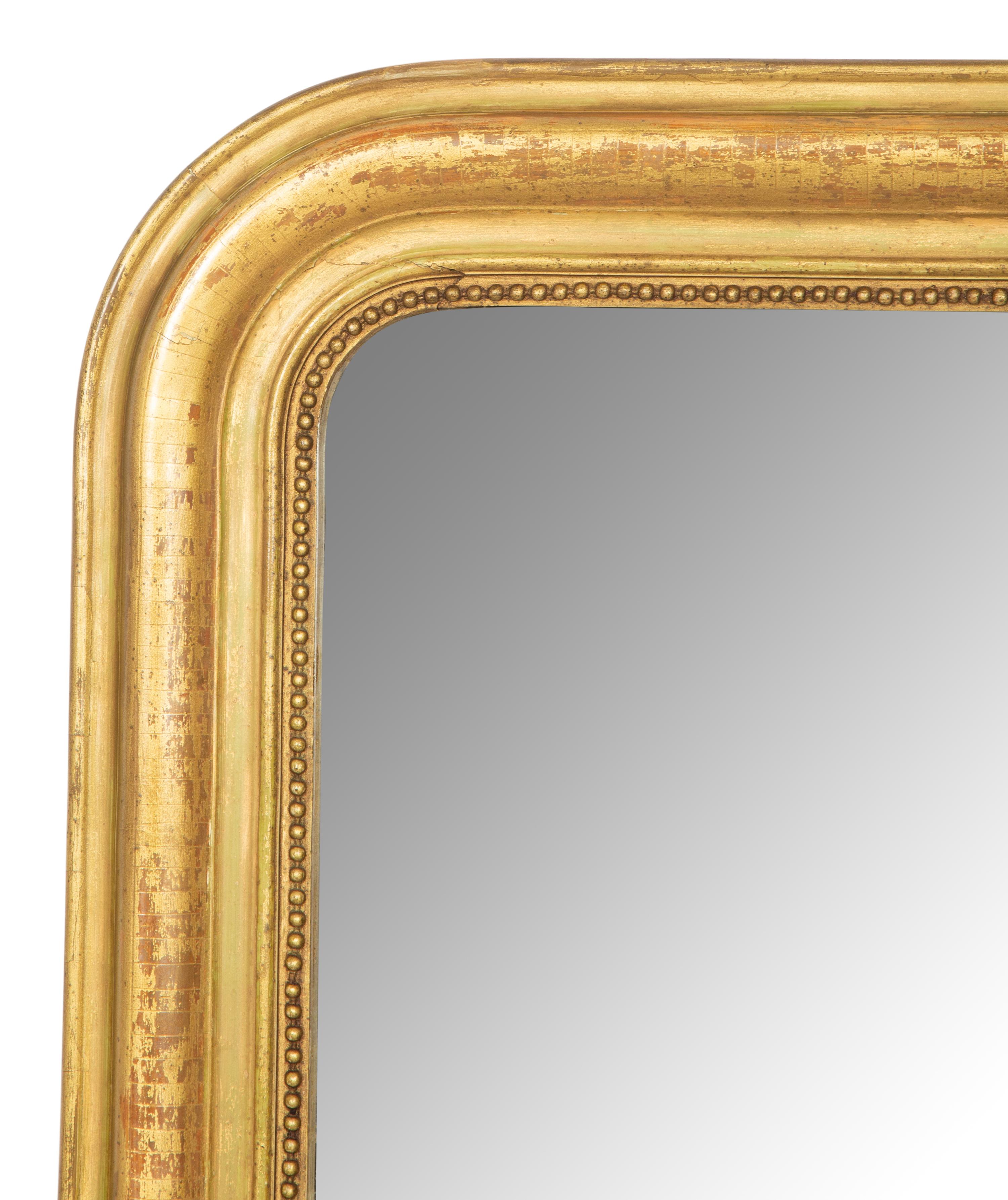 A Louis Philippe Giltwood Mirror