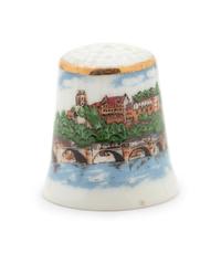 Sixteen Porcelain Thimbles