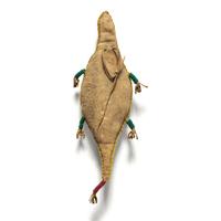 Sioux Beaded Hide Umbilical Cord Fetish