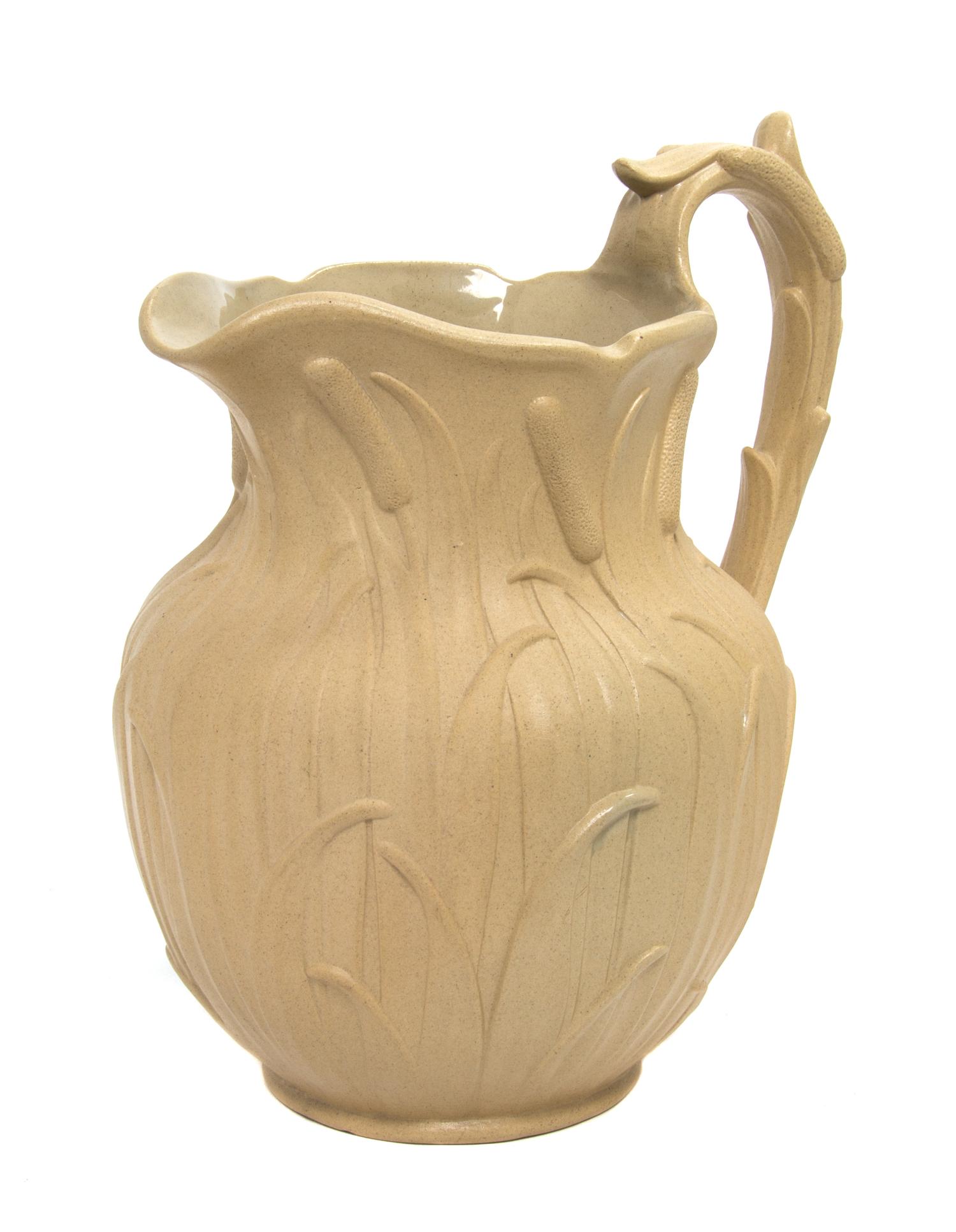 An English Basalt Ewer Height 9 1/4 inches.
