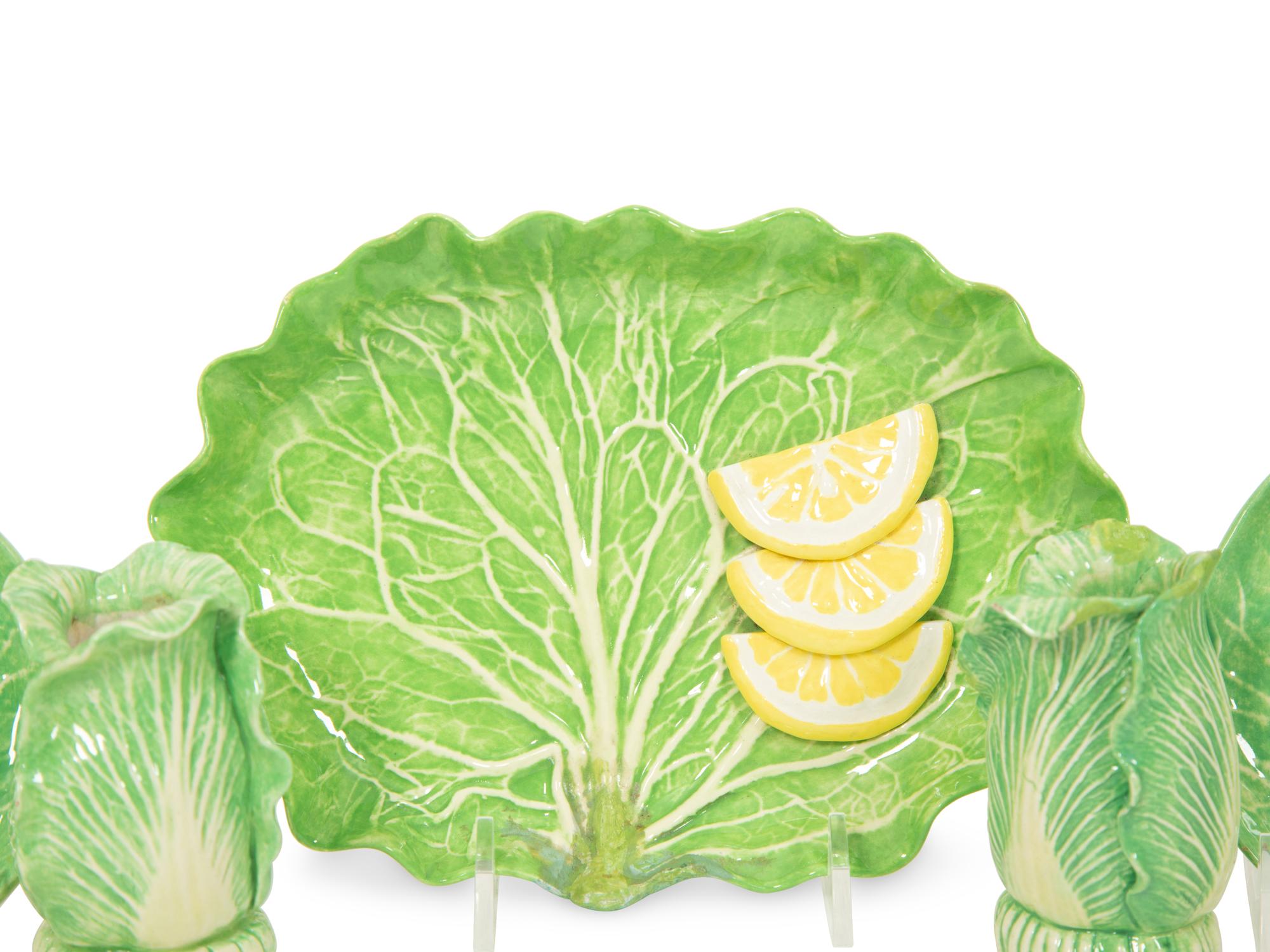 A Group of Dodie Thayer Lettuce Ware Table Articles