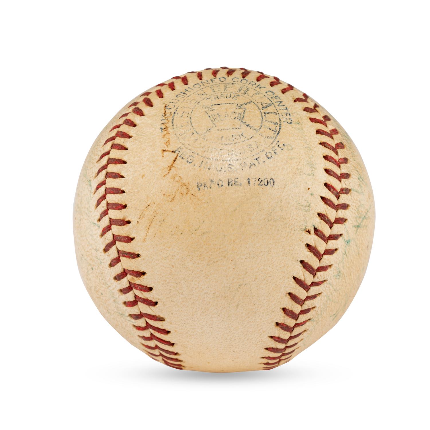 A 1935 Chicago White Sox Team Signed Autograph Baseball