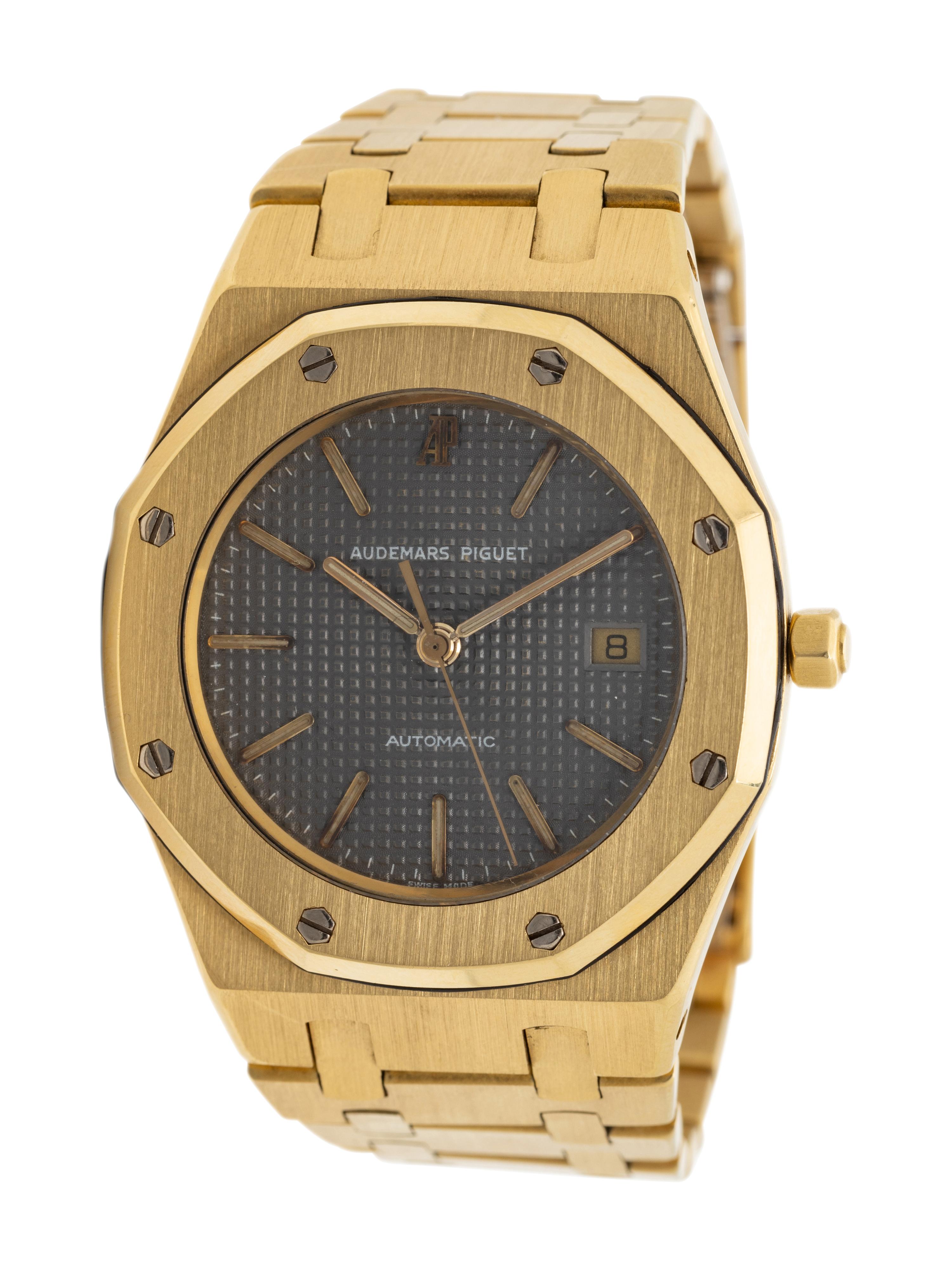 AUDEMARS PIGUET, REF. 4100BA 18K YELLOW GOLD 'ROYAL OAK' WATCH