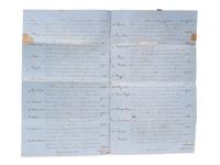 [SLAVERY & ABOLITION]. Manuscript "Process Verbal of Sale" of the late George Rixner, incl. list of 45 enslaved African Americans. St. Charles Parish, LA,1 March 1856.