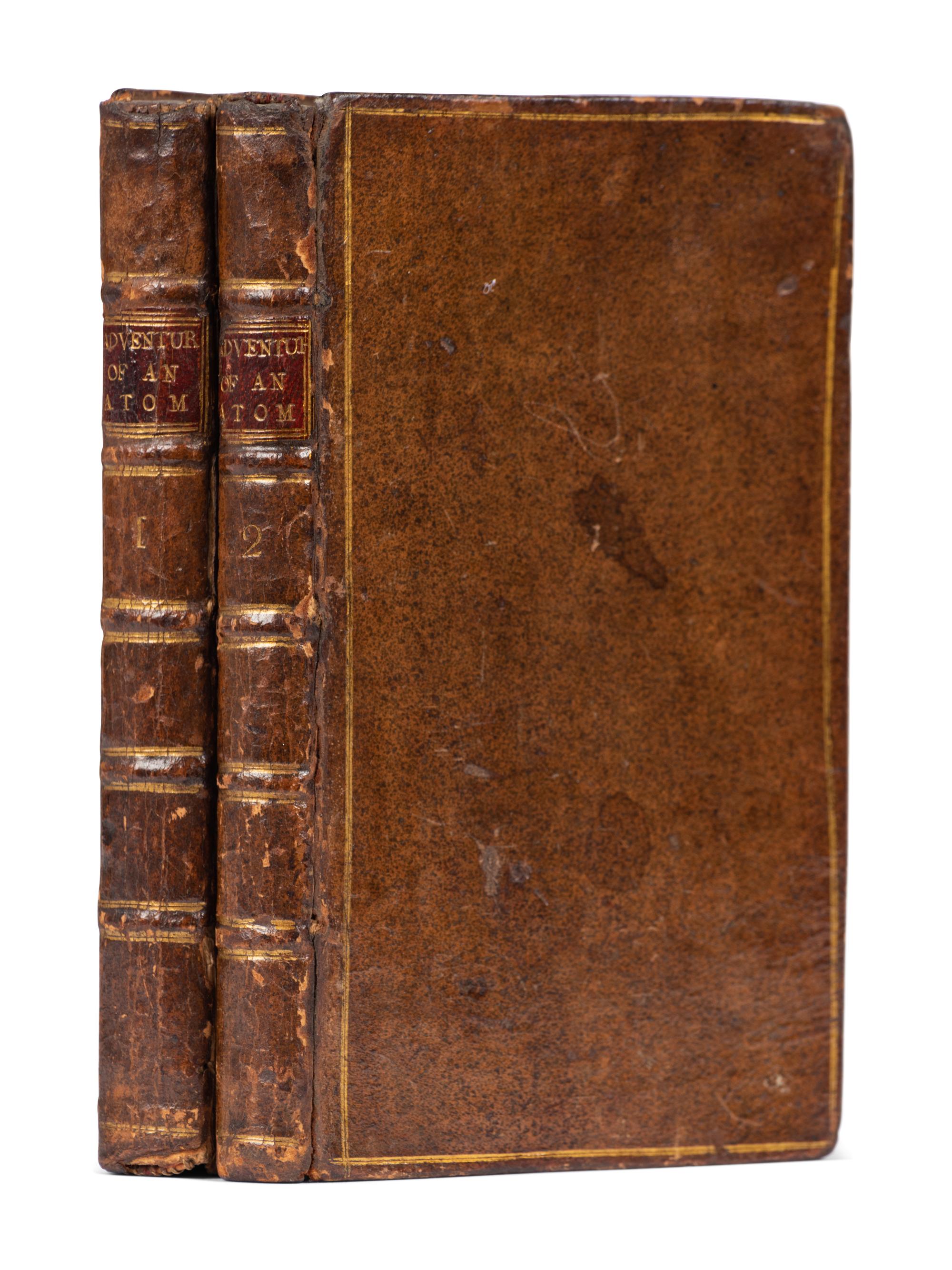 SMOLLETT, Tobias George (1721-1771). The History and Adventures of an Atom. London: Robinson and Roberts, 1769.
