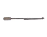 A Wrought Iron Ruffling Instrument or Fire Poker, French or Flemish, 18th Century