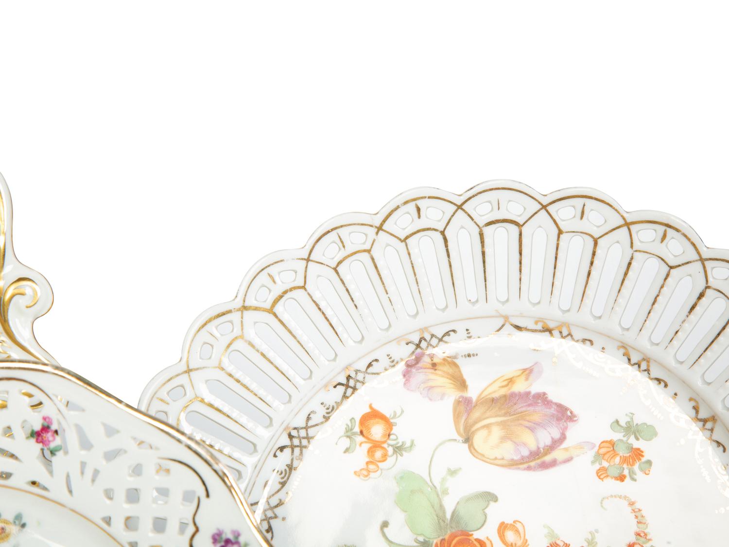 A Group of Schulmann Dresden Porcelain Dinnerware