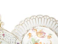A Group of Schulmann Dresden Porcelain Dinnerware