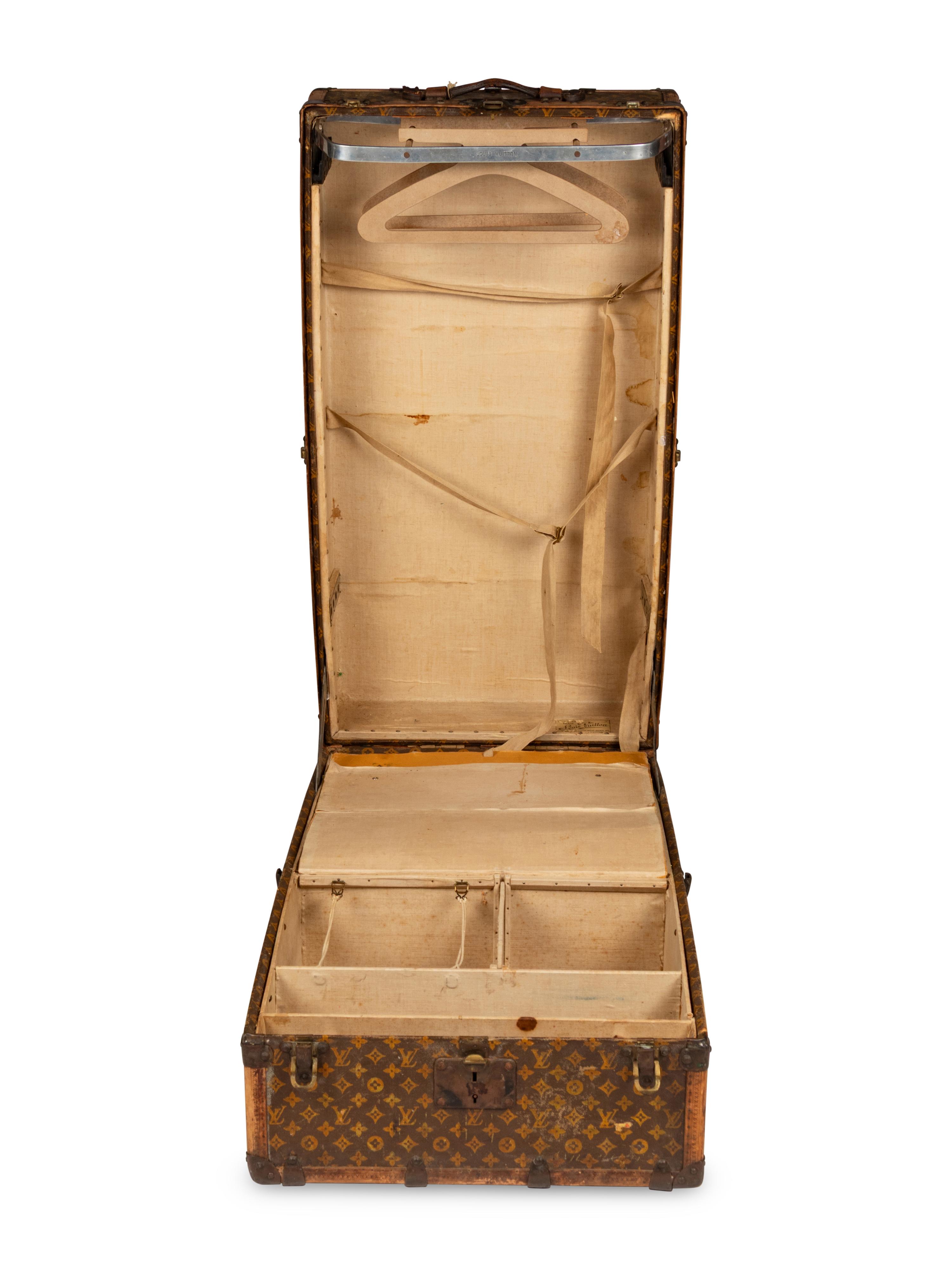 LOUIS VUITTON, ANTIQUE WARDROBE TRUNK