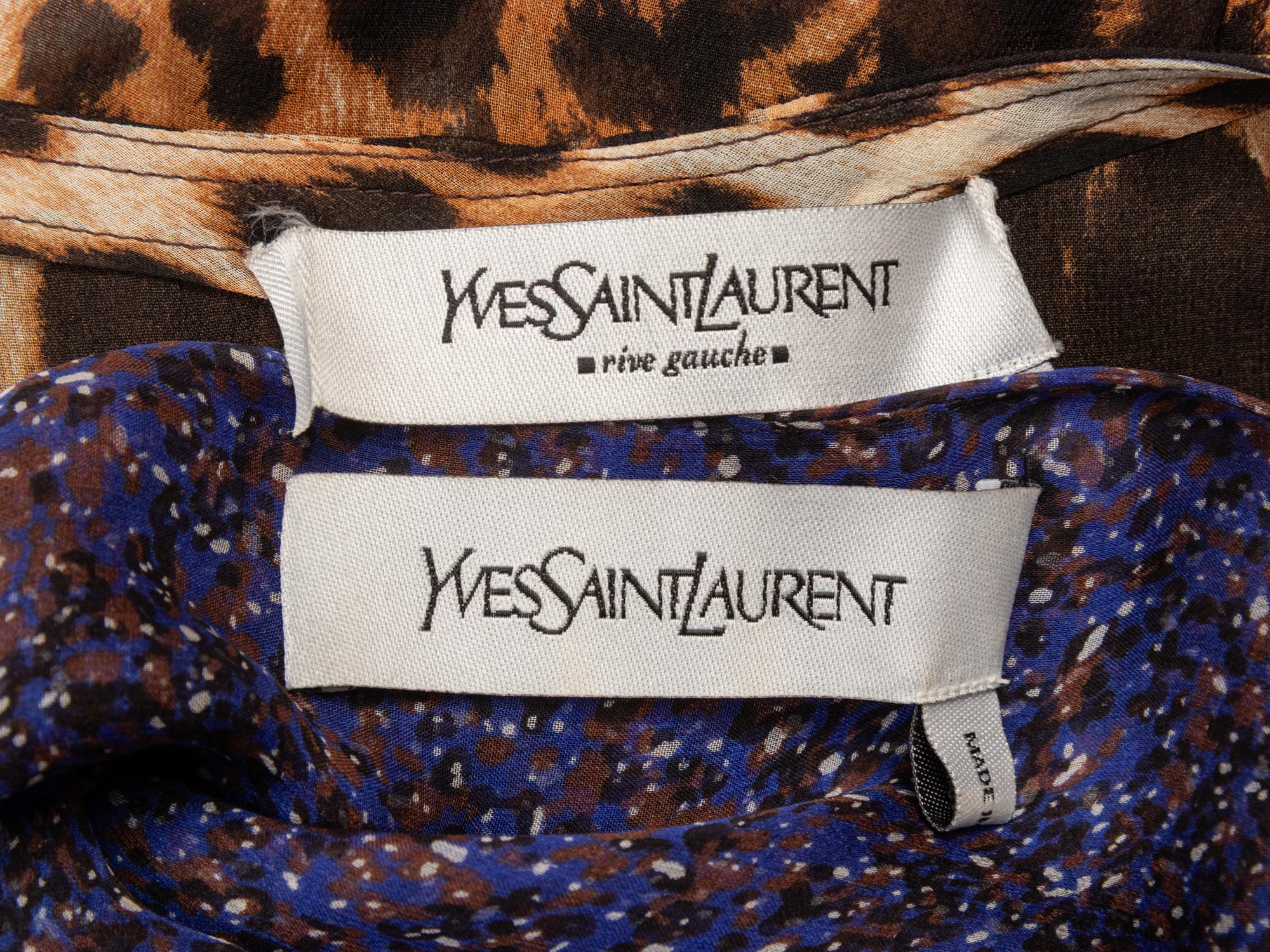 Yves Saint Laurent Rive Gauche, Two Sleeveless Dresses