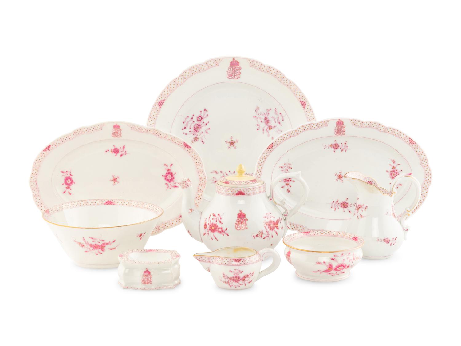 An Important Herend Porcelain Service from the Officer's Mess Hall at the Buda Castle