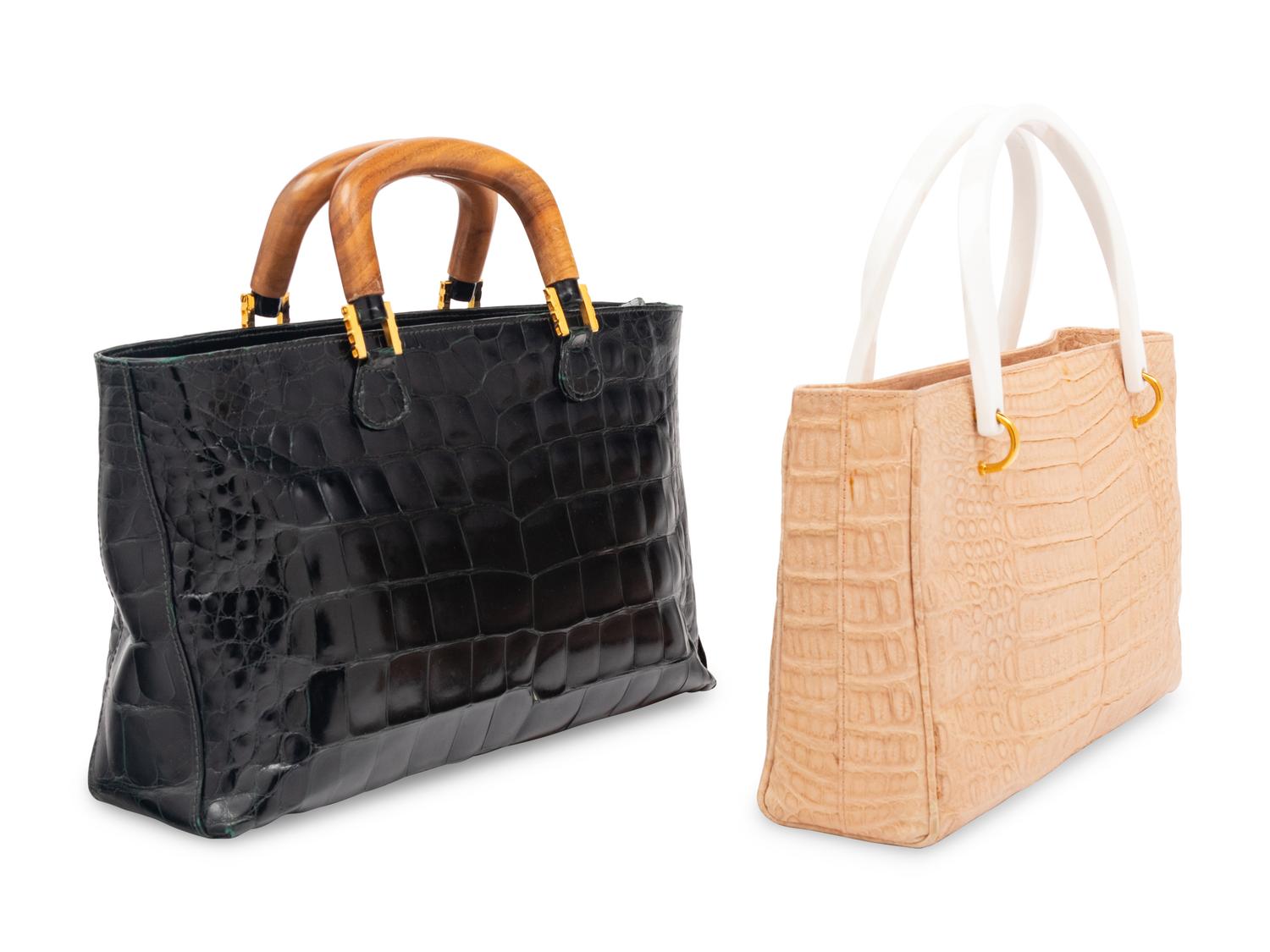 Two Lana Marks Exotic Skin Handbags