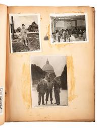 [WORLD WAR II]. Archive identified to African American medical officer Captain Clark McRay Valentine, incl. photographs, documents, insignia, and related ephemera.