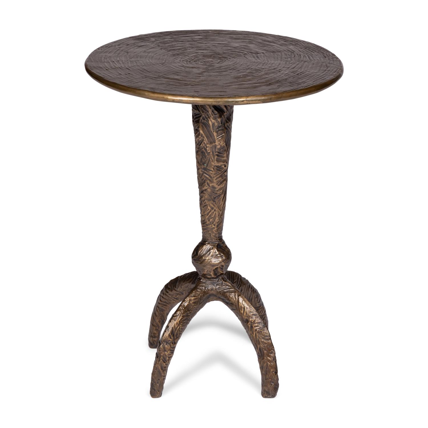 A Contemporary Bronze Side Table