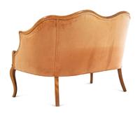 A Louis XV/XVI Transitional Style Maple Settee