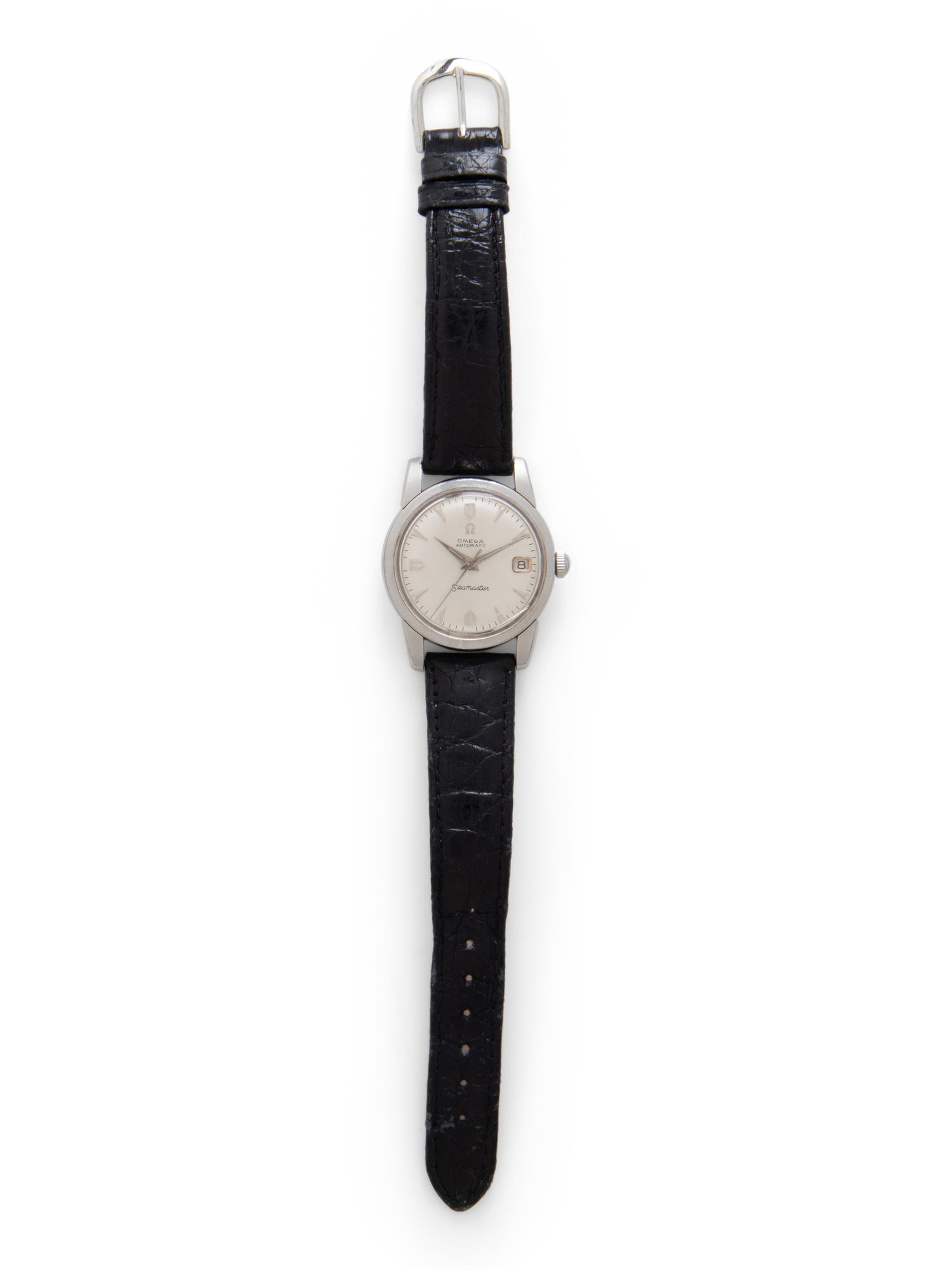 OMEGA, STAINLESS STEEL 'SEAMASTER' WATCH