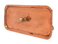A French Copper Roasting Pan with Cover