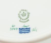 Thirteen Royal Copenhagen Flora Danica Porcelain Dinner Plates
