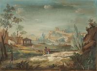 Pastoral Landscape with Figures