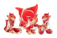 A Set of Franz Porcelain Width of widest 18 1/4 inches. — 21ST CENTURY