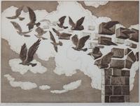 Curt Frankenstein, (American, 1920-2009), Bridge of Thoughts, 1971