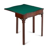 A George III Mahogany Flip-Top Game Table