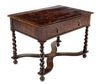 A William and Mary Style Marquetry Table Height 27 1/4 x width 38 1/4 x depth 23 3/4 inches. — 20TH CENTURY WITH EARLIER ELEMENTS