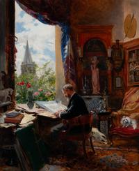 Adrien Emmanuel Marie (French, 1848–1891) — L'Artiste dans son Atelier , 1880