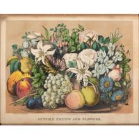 Three Framed Lithographs Including Currier & Ives and E.C. Kellogg