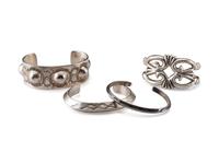 Navajo Silver Cuff Bracelets