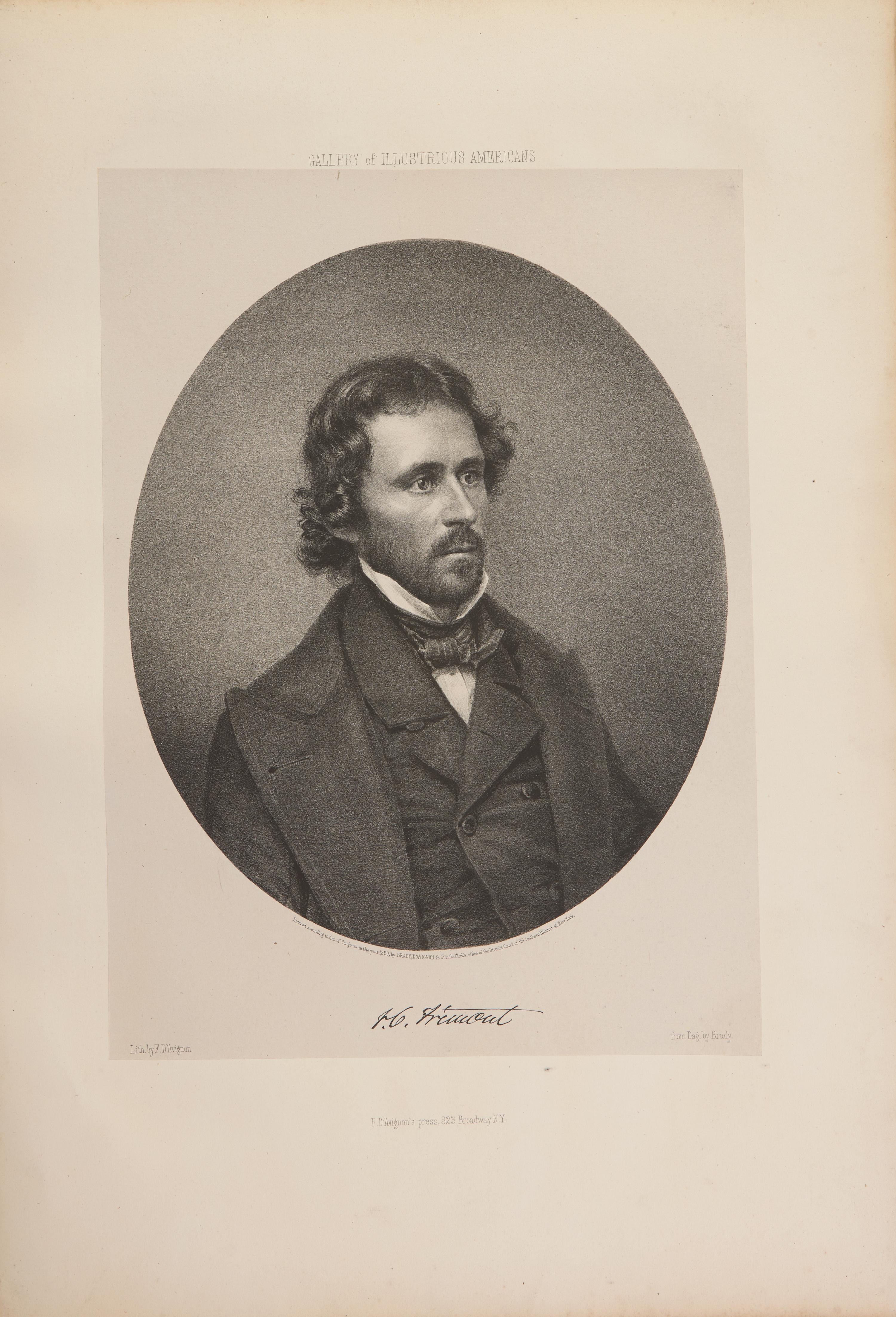 [Americana] [Brady, Mathew B.] Lester, C. Edwards (editor). The Gallery of Illustrious Americans, Containing the Portraits and Biographical Sketches of Twenty-Four of the Most Eminent Citizens of the American Republic, Since the Death of Washington