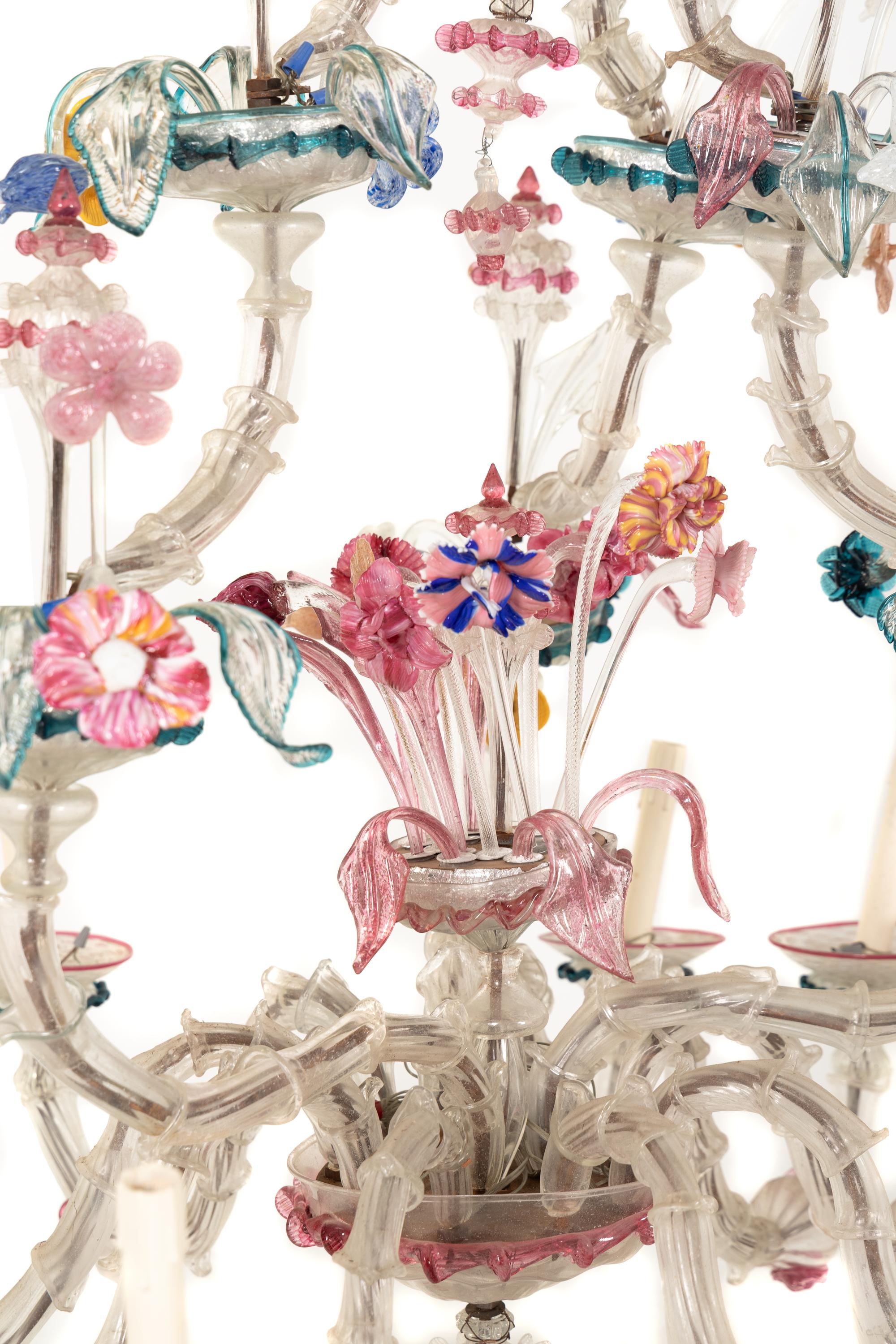 A Murano Glass Chandelier