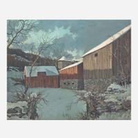 Eric Sloane (American, 1905–1985) February (New Milford, CT)