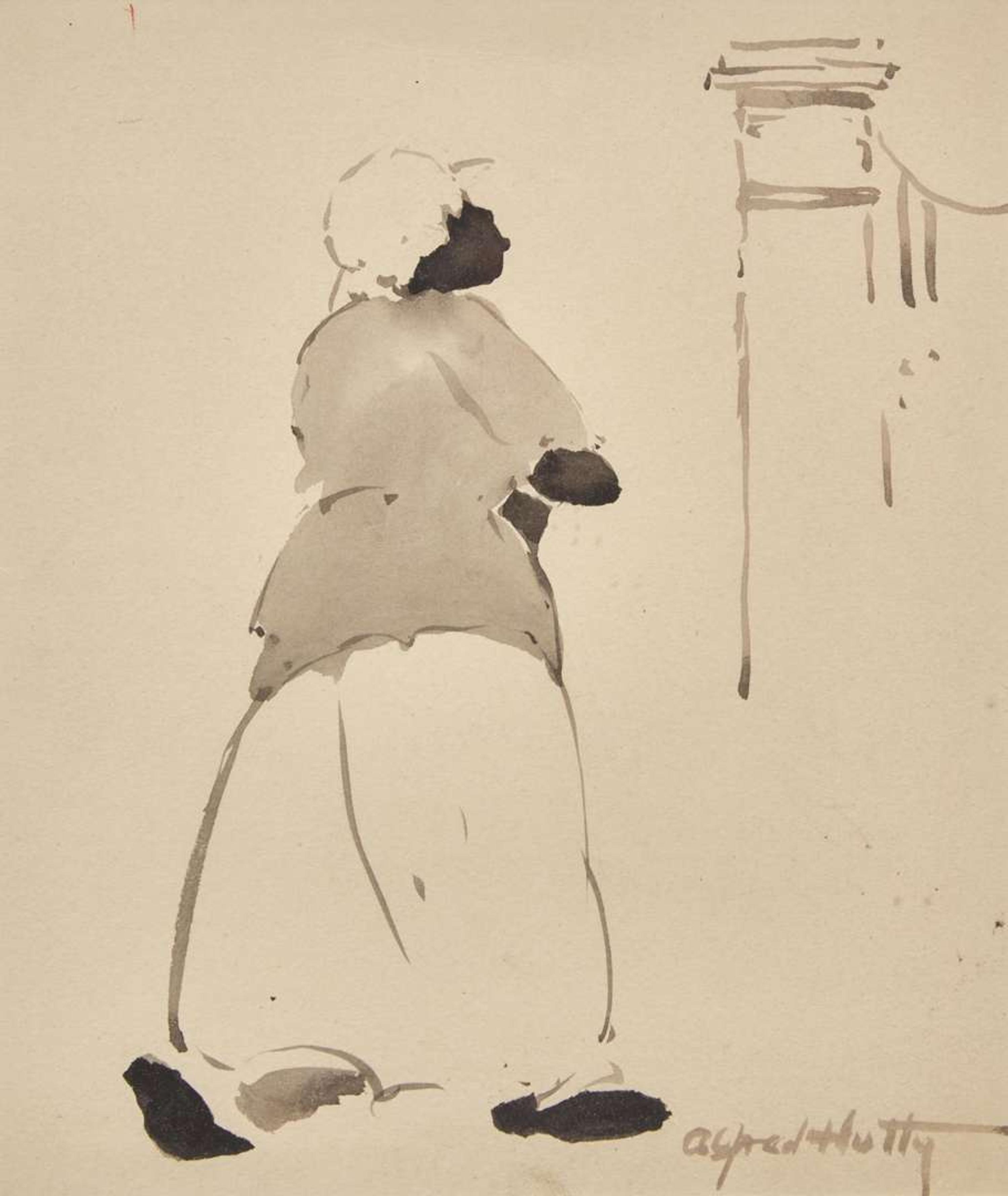 Alfred Heber Hutty (American, 1877–1954) - Man Walking