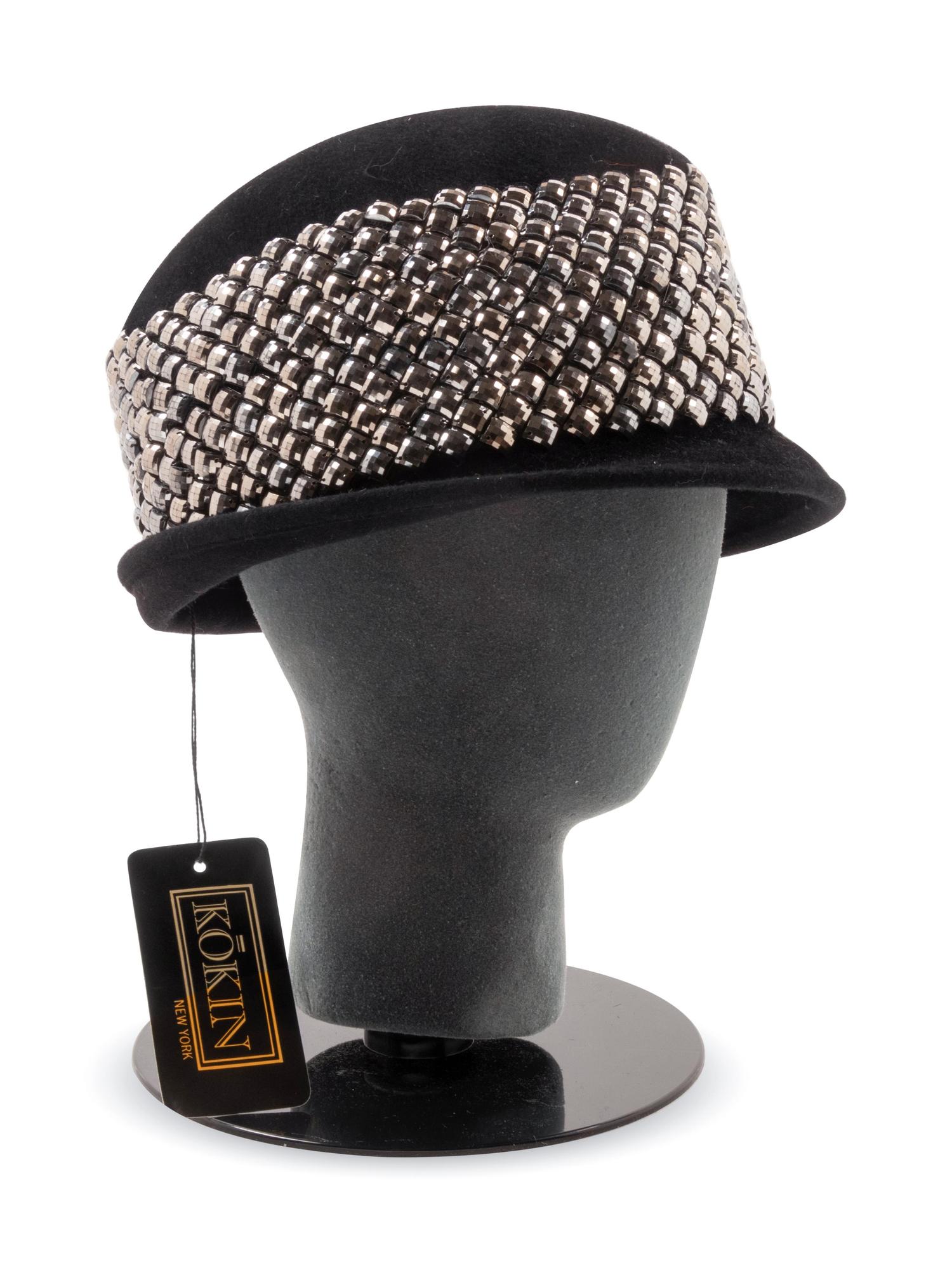 12 Assorted Hats and a Pair of Feathered Cuffs, 1970-2000s
